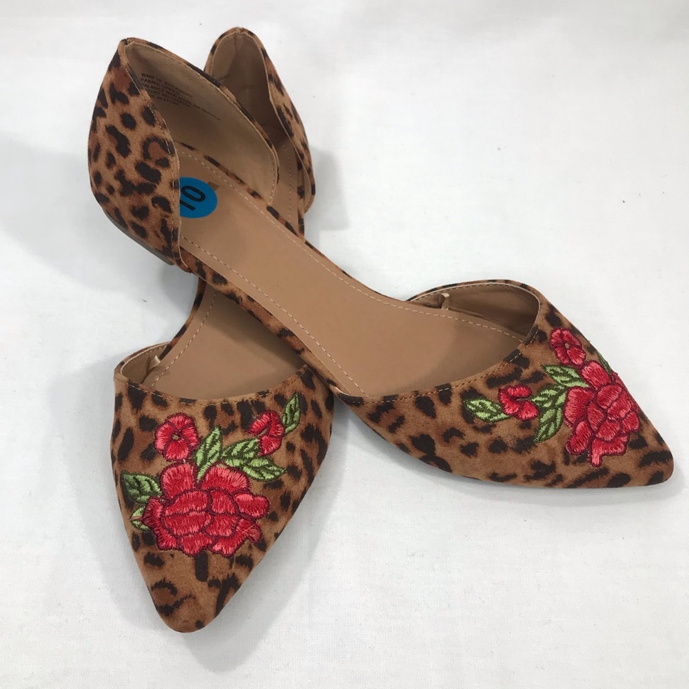 Report Cheetah + Flower Flats